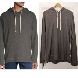 ONIA | Aaron Waffle Hoodie In Grey